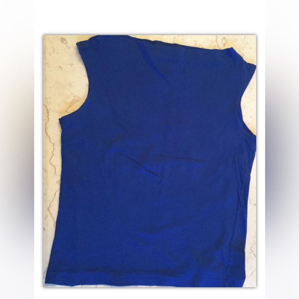 Y's Yohji Yamamoto Women's T-Shirt Tee Size 3 made in Japan cotton blue US M